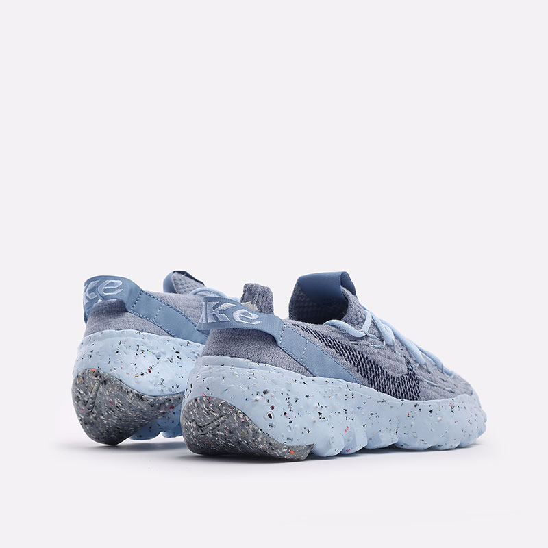 женские голубые кроссовки Nike WMNS Space Hippie 04 CD3476-401 - цена, описание, фото 3